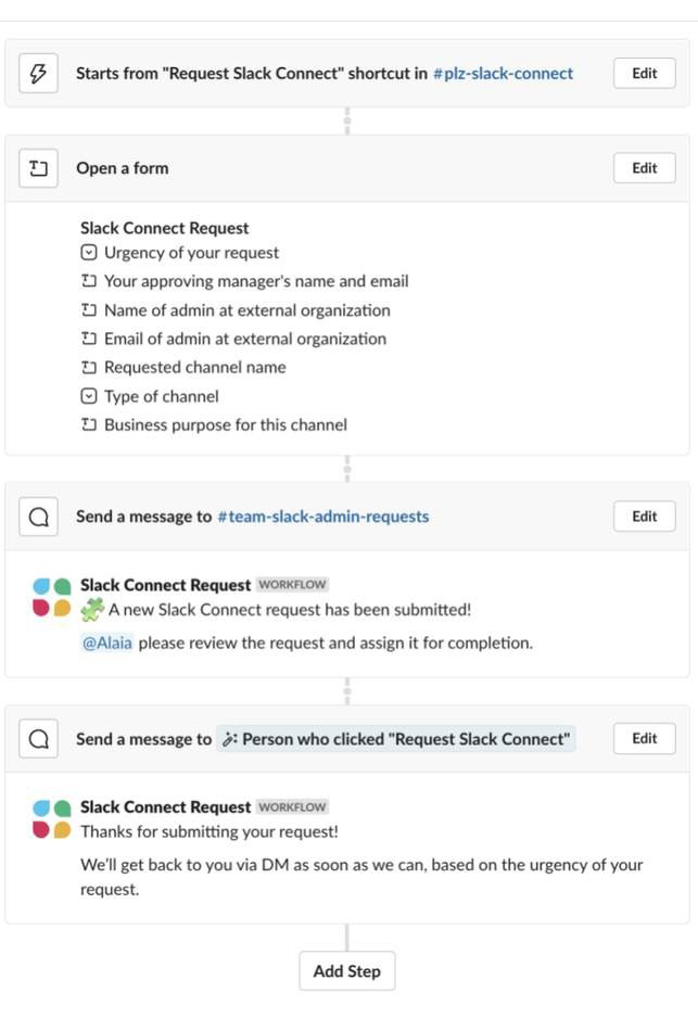 Workflow rules that govern next steps after a workflow is triggered.
