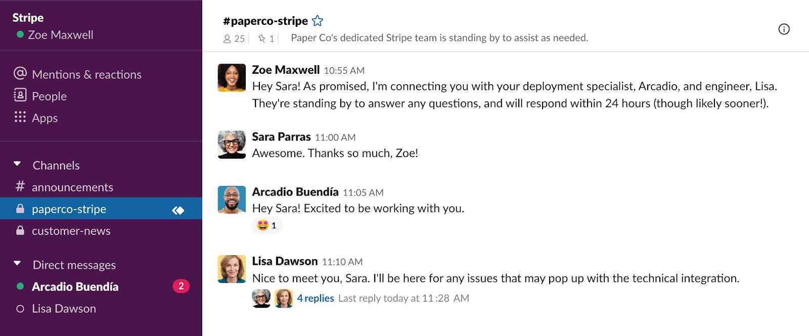 Slack を使用してオーガナイゼーション外のメンバーと連携する 単元 Salesforce Trailhead
