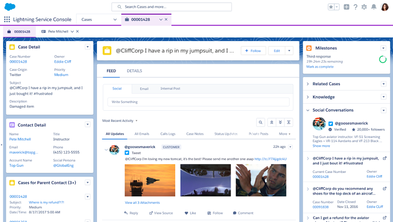 Social Customer Service Salesforce Trailhead