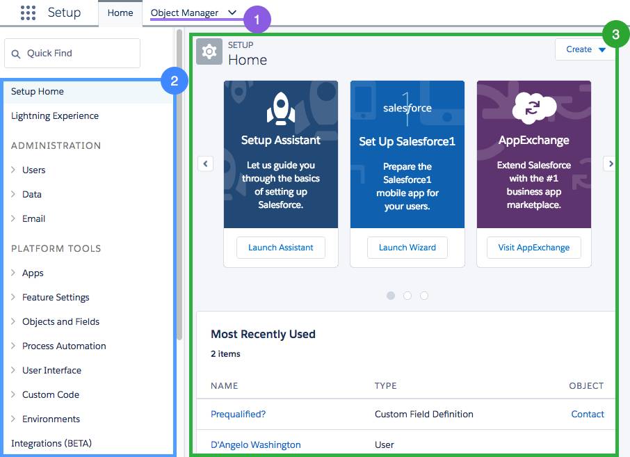 Navigate Setup Unit Salesforce Trailhead