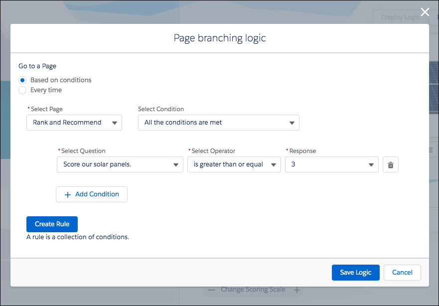 Add Logic To Your Survey Unit Salesforce Trailhead