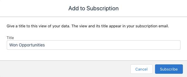 Box for entering a title for the new subscription