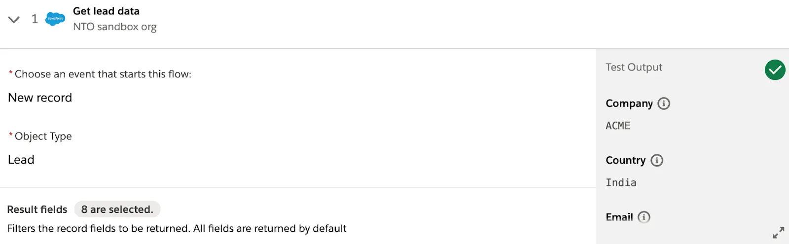 Tested flow with check marks on steps 1 and 2.