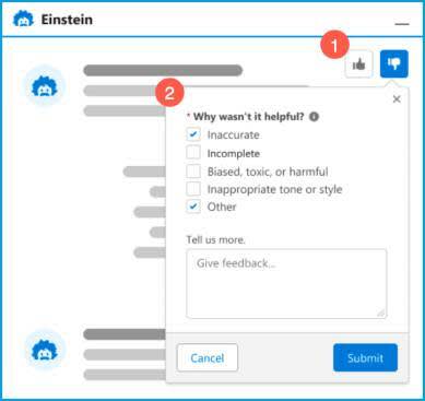 The Einstein feedback framework.