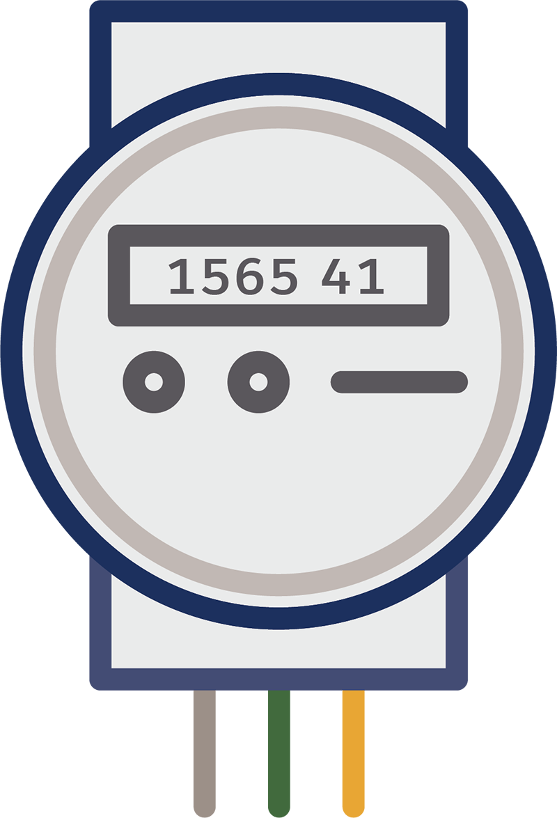 An energy meter.