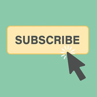 An illustration of an icon with a mouse pointer on a subscribe button