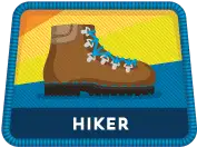 Hiker rank art