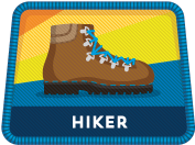 Design des Rangs 'Hiker'