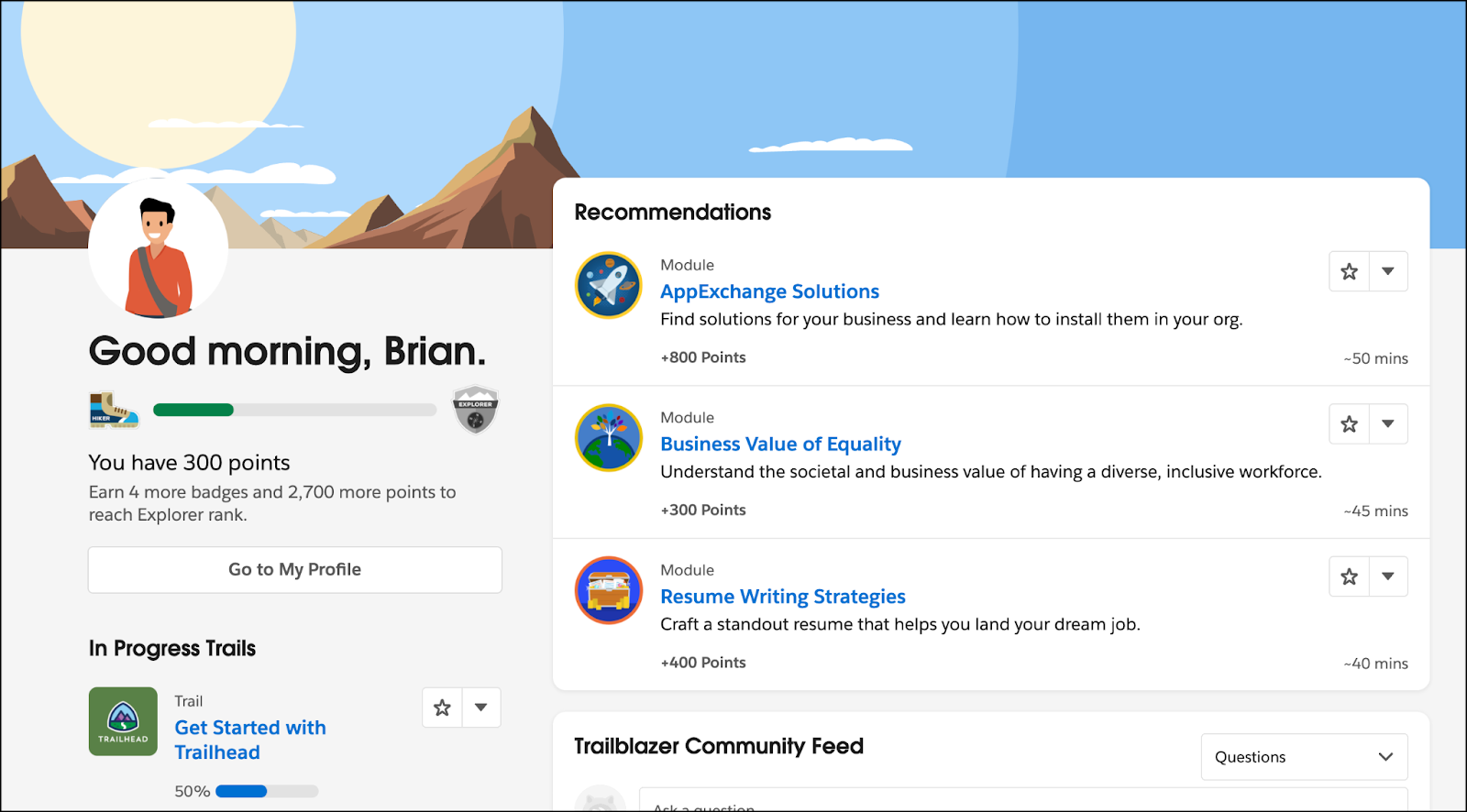 Unidade Aprender A Usar Salesforce Trailhead
