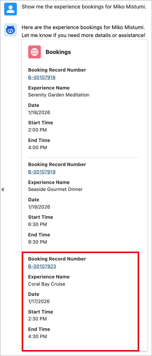 Miko Mistumi’s experience bookings.