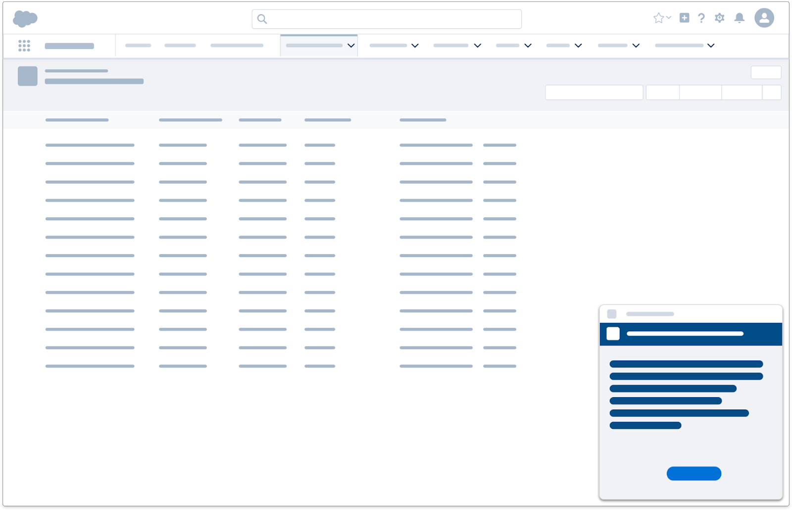 Wireframe di prompt ancorato