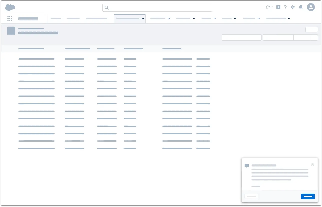 Wireframe di prompt mobile