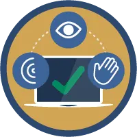 Testing for Web Accessibility badge