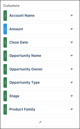 The table columns appear in the Columns box.