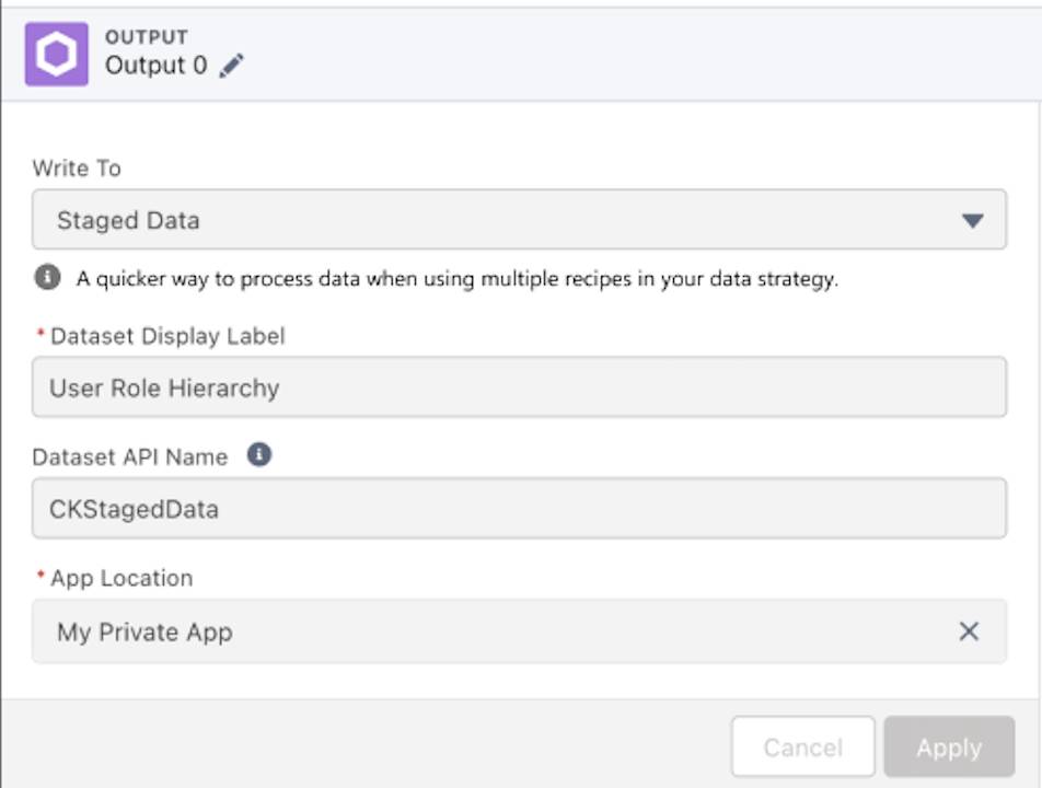 Setting up staged data.