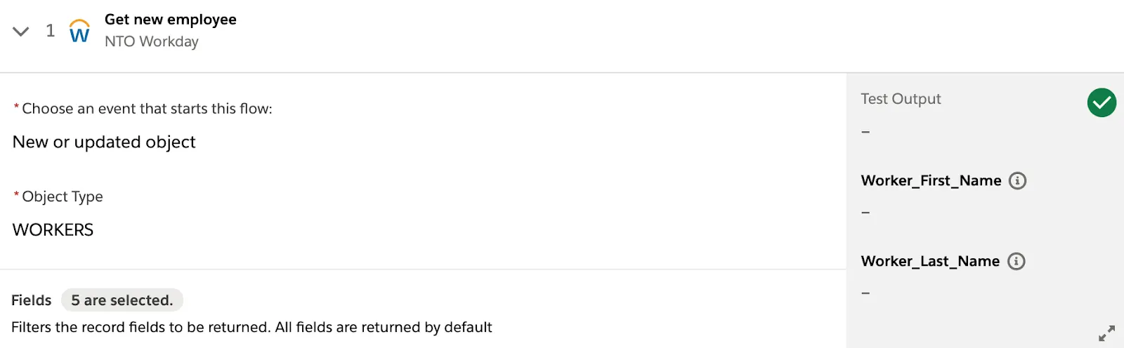 Tested flow with check marks on steps 1 and 2.