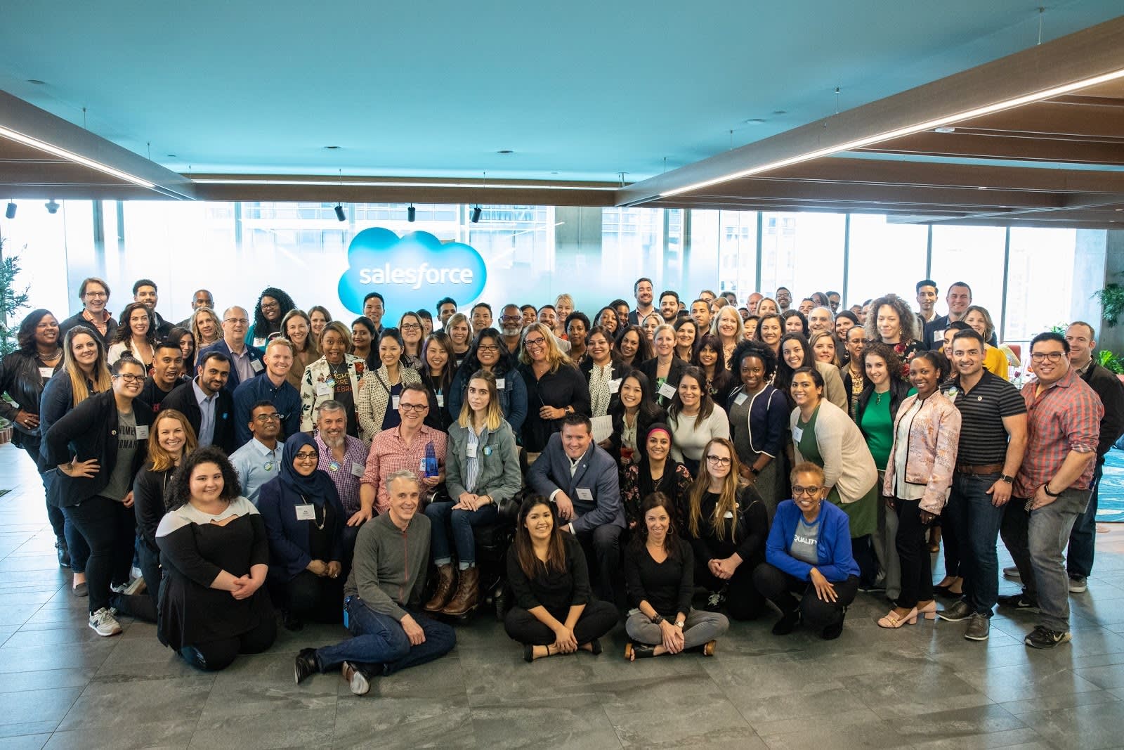 Photo of Global Ohana Group Leaders and Executive Sponsors at inaugural Ohana Summit HQ 2018