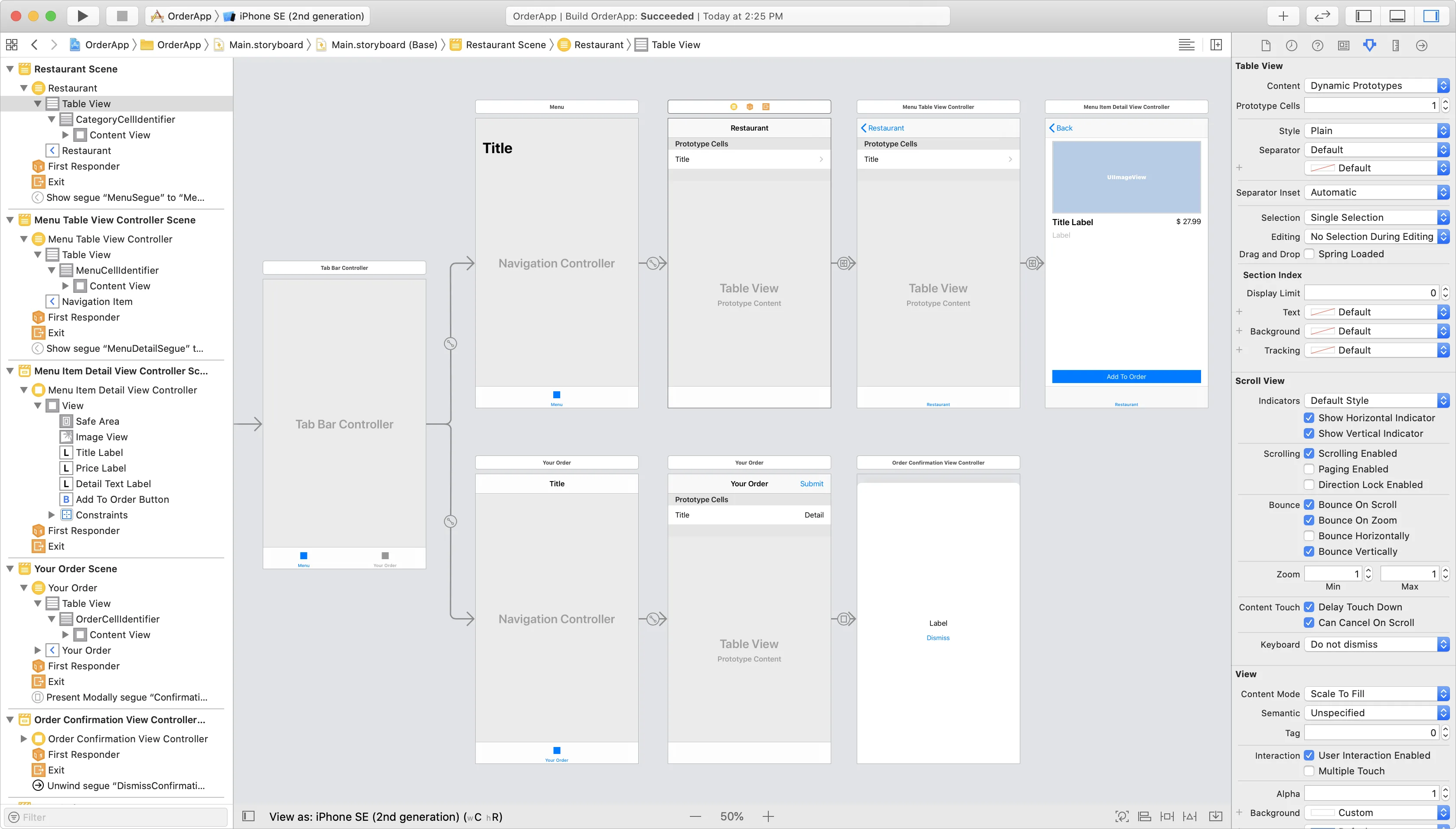 ios app interface builder