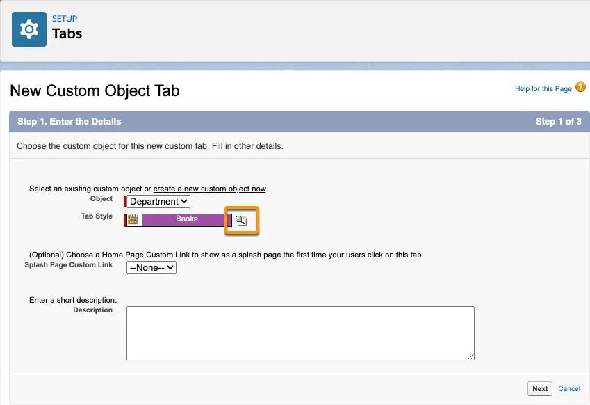 Launch New Custom tab Wizard  Salesforce Trailblazer Community