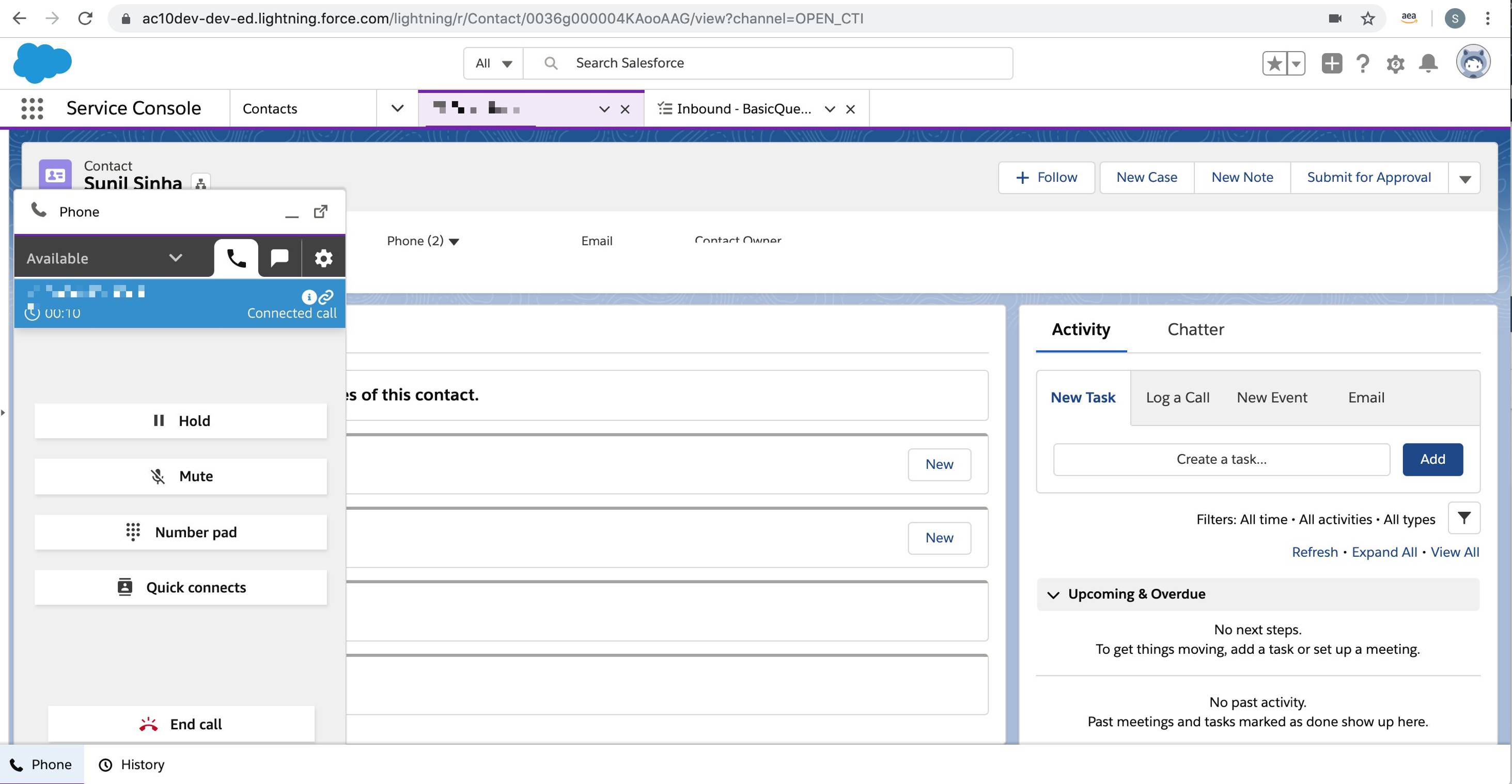 amazon connect インテグレーションの構築