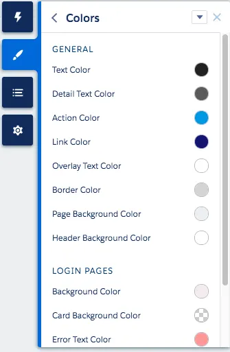 Painel Colors (Cores)