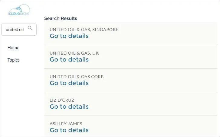 Search results for United Oil.