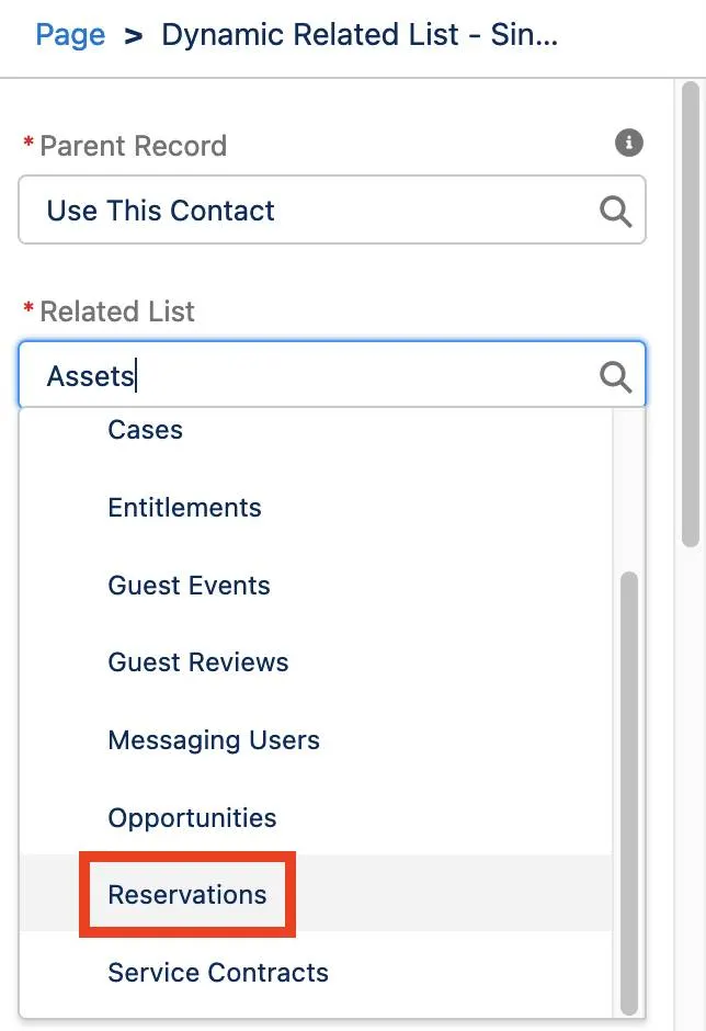 Element pane with Relate List selection and Add Field button highlighted.