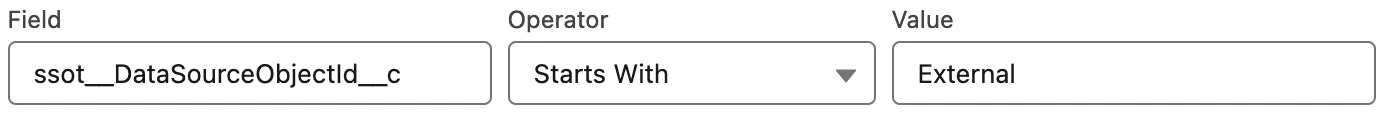 Condition section of the Get Record Flow element.