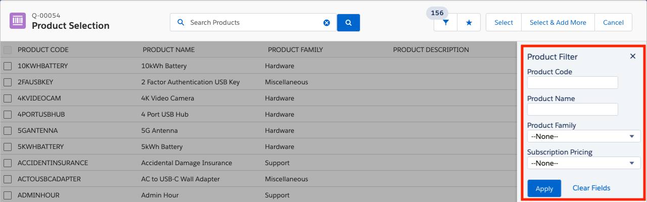 Screenshot of filter pane that shows existing filters along with new filters.