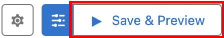 Preview button highlighted