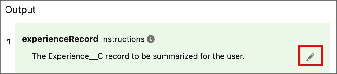 experienceRecord Instructions highlighted.