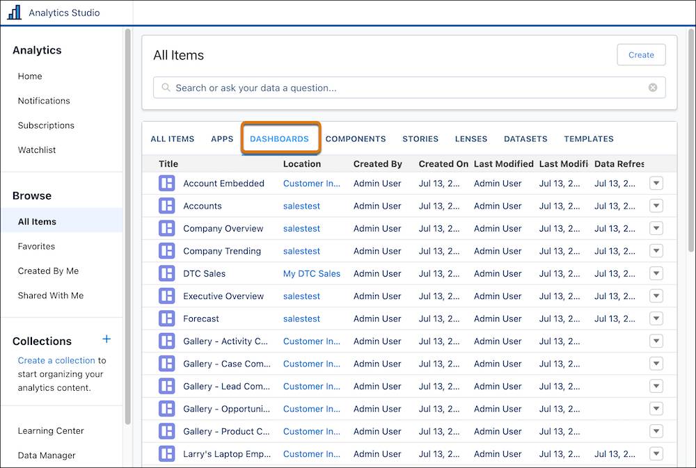 Customer Insights dashboards in Analytics Studio