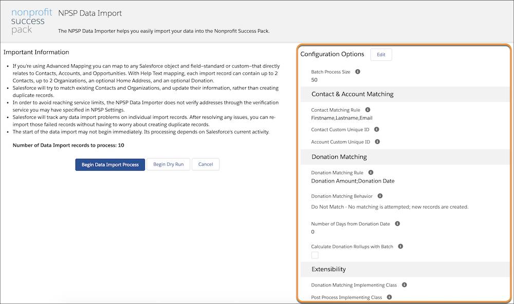 Perform an Import Dry Run Unit Salesforce Trailhead