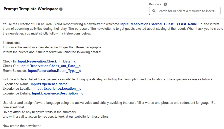 Flex prompt template corresponding to the preceding text.