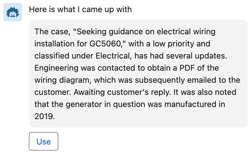 Sobreposição do Einstein com um resumo de caso sugerido.