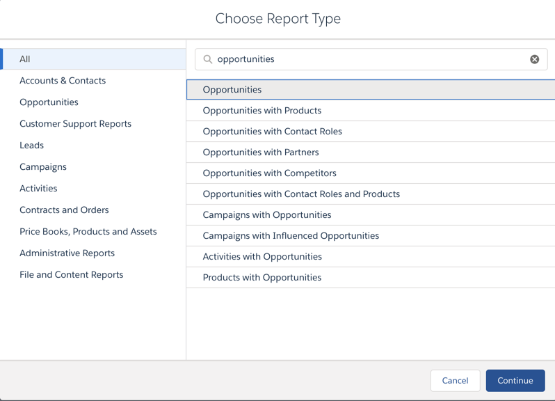 Lektion Erstellen Eines Opportunities Berichts Salesforce