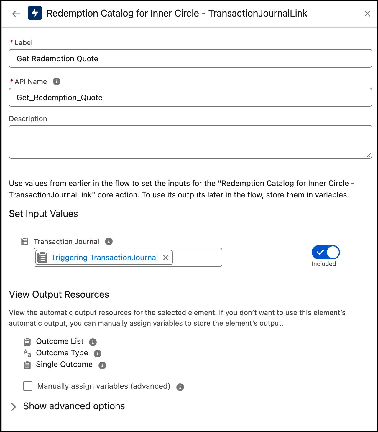 The New Action window where you use the decision table.