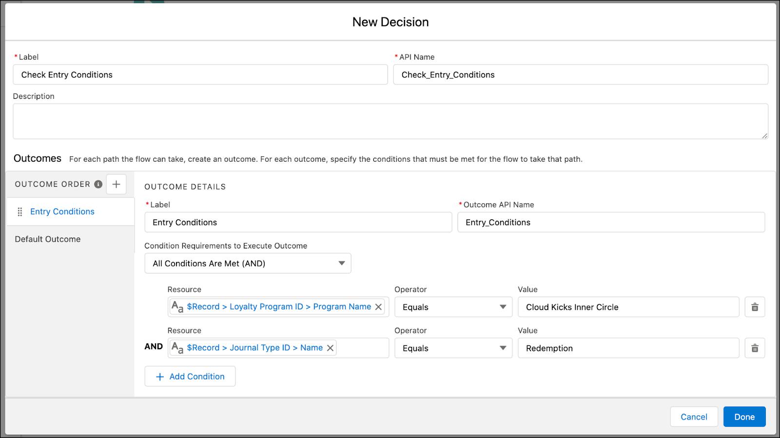 Create a Flow and Run the Redemption | Salesforce Trailhead