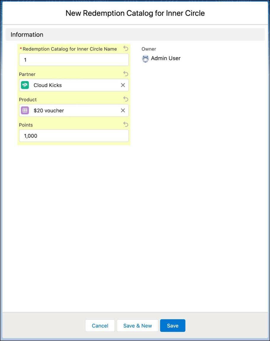 Create a Redemption Catalog and Decision Table Salesforce Trailhead