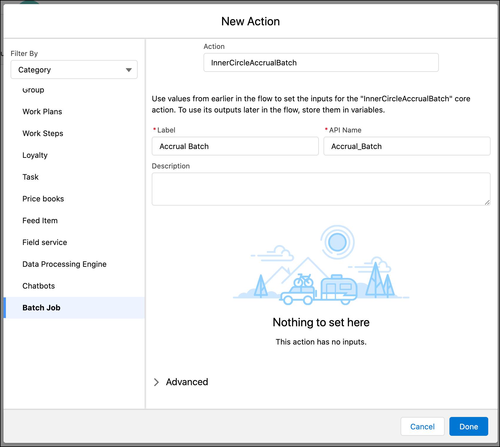 Run the Accrual Process Salesforce Trailhead