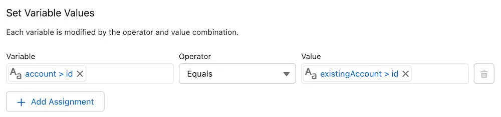 Completed Variable