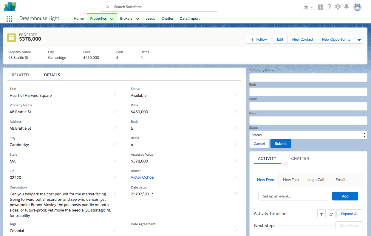 salesforce app builder practice projects