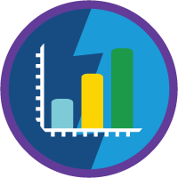 Emblema Relatórios e painéis para o Lightning Experience
