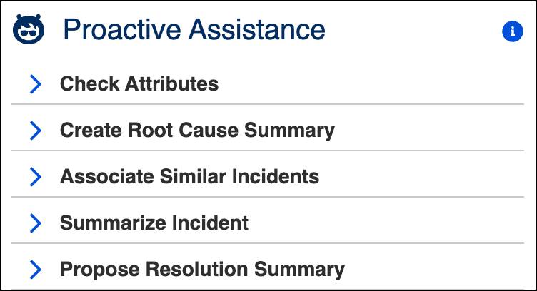 必要なアクションが 1 か所にまとめられた Proactive Assistance (プロアクティブ支援)。