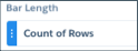 Count of Rows is the tab beneath Bar Length