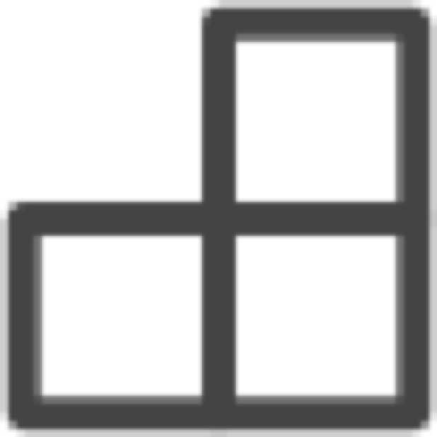 three connected squares