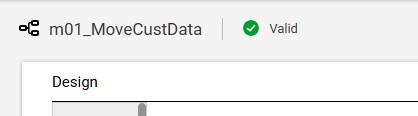 Mapping Validation Indicator showing a green Valid tick.