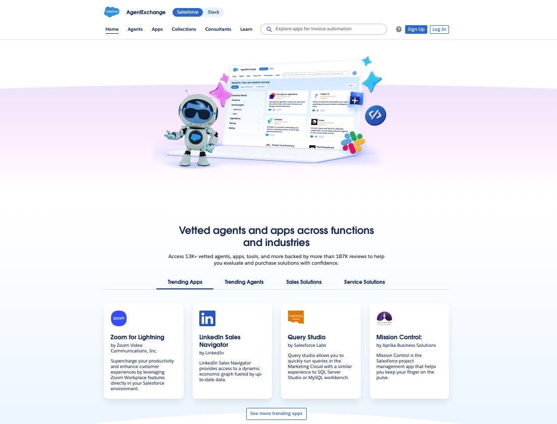 Salesforce AgentExchange