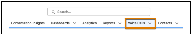 Select Voice Calls or Video Calls to view call insights.