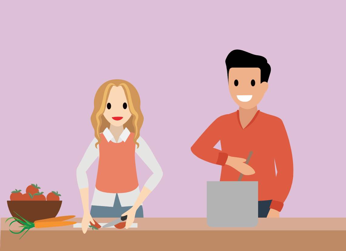 Image of people cooking.